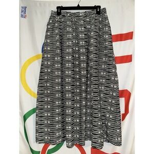 Patagonia Skirt Womens Medium Maxi Hiking Cotton Print Vintage Long